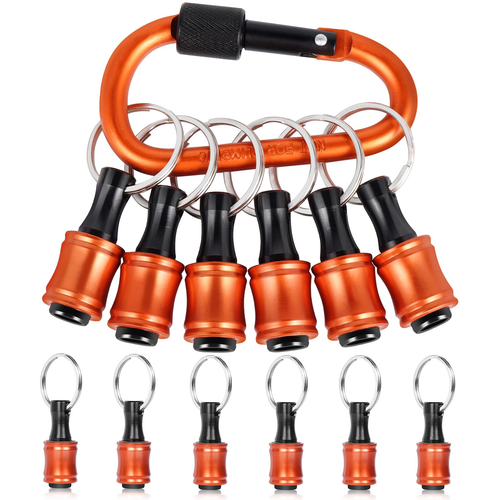 3 Set Bit Holders 1/4 inch Hex Shank Screwdriver Bits Holder Extension Bar Keychain Screw Adapter Drill Change Hand-held Screwdrivers Drill Bits Holder Portable Tools & Home Improvement Gift