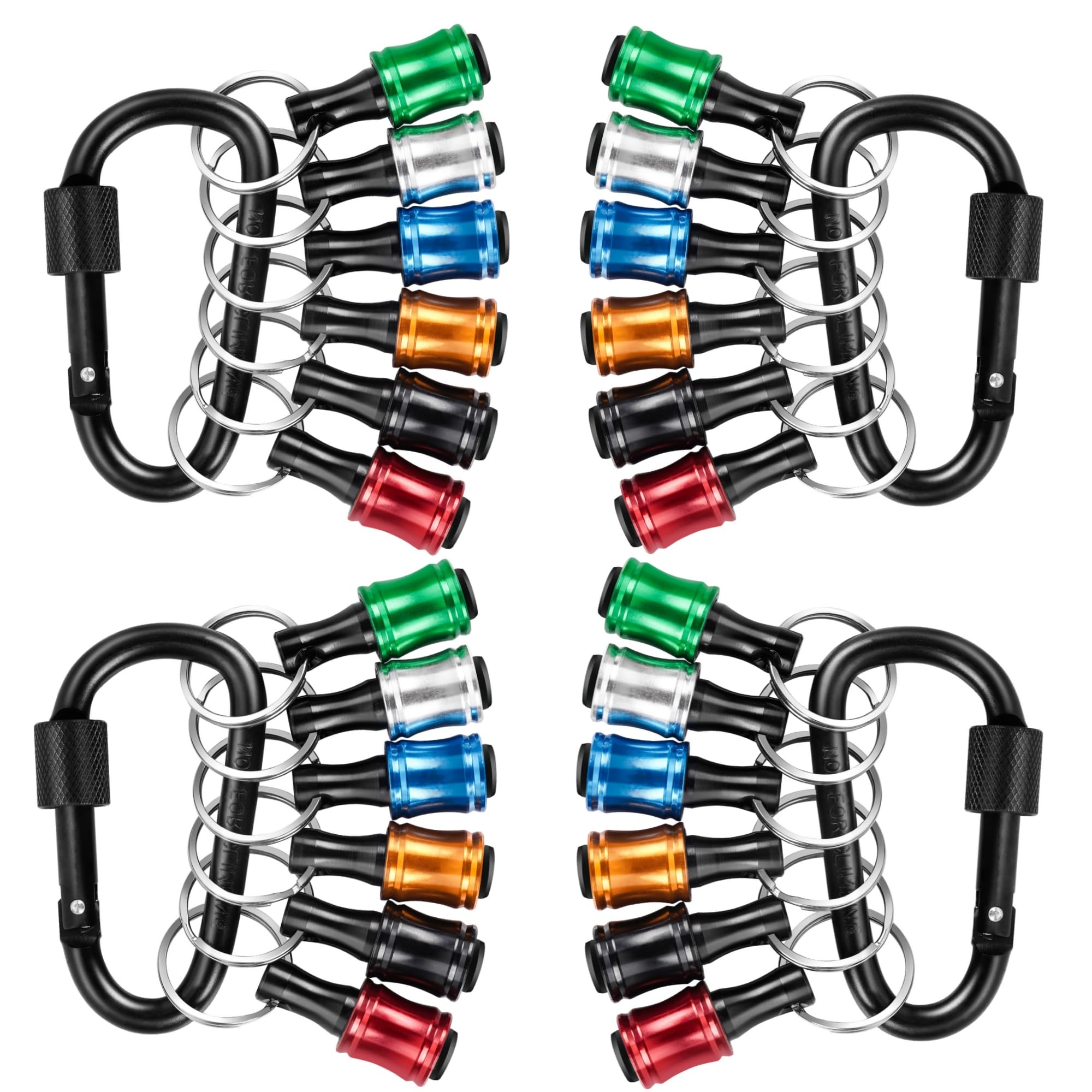 3 Set Bit Holders 1/4 inch Hex Shank Screwdriver Bits Holder Extension Bar Keychain Screw Adapter Drill Change Hand-held Screwdrivers Drill Bits Holder Portable Tools & Home Improvement Gift