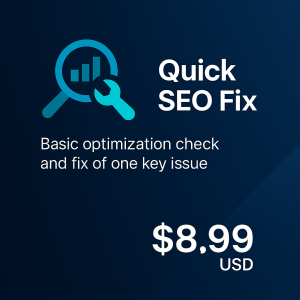 Quick SEO Fix – Basic Optimization Check